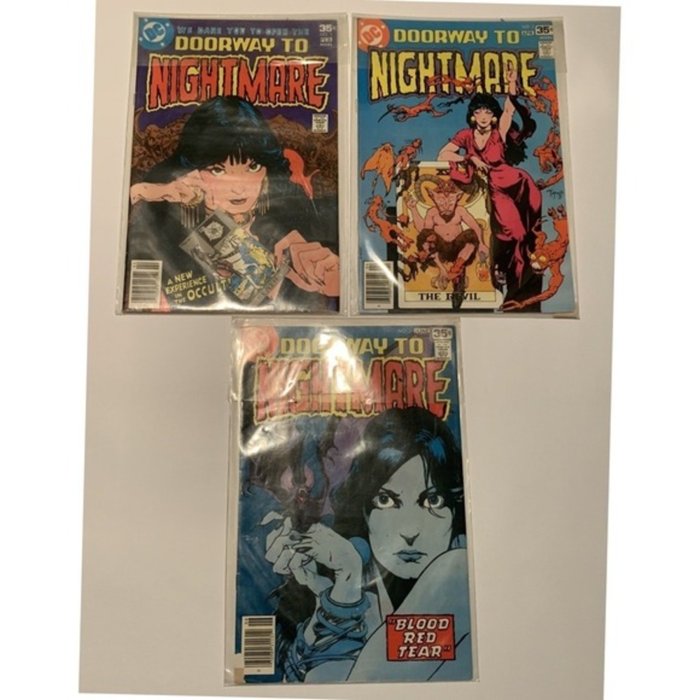 DC Doorway to Nightmare #1, 2, 3 Madame Xanadu (x3 Vintage Comic Book Lot)